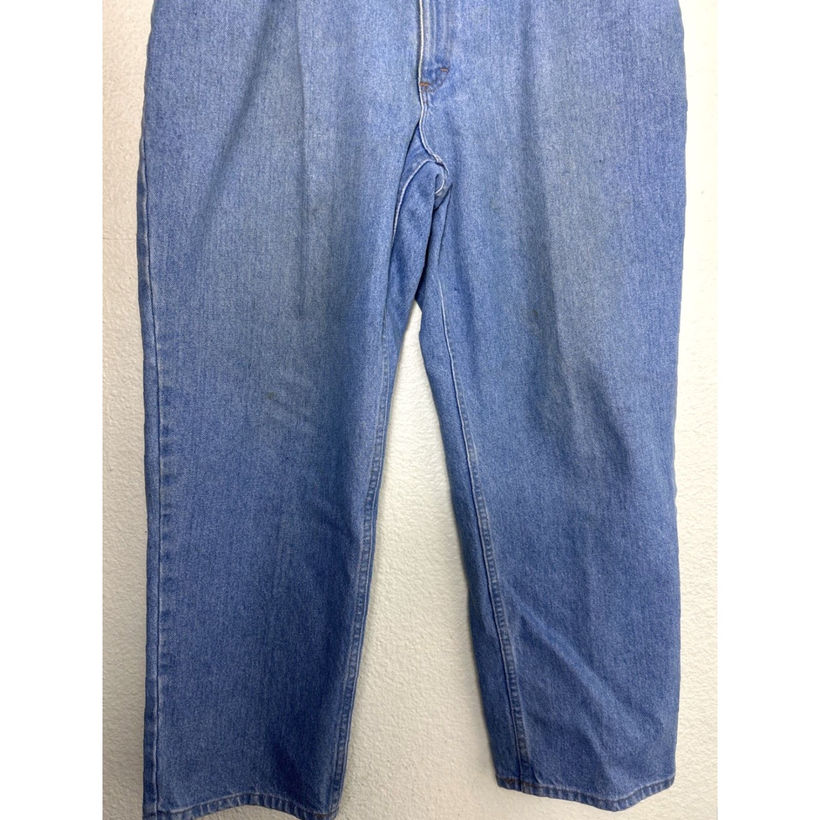 Vintage LL Bean Jeans Mens 38x29 Relaxed Fit Denim Straight Leg Cotton Pants 134770 Size US 38 / EU 54 - 2 Thumbnail