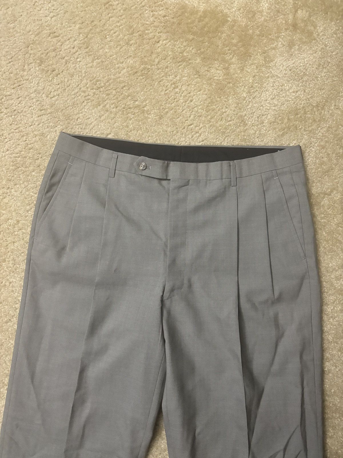 Oscar De La Renta Oscar de la renta pleated slacks Size US 38 / EU 54 - 2 Thumbnail