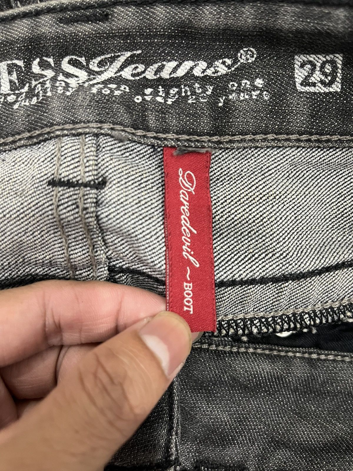 Guess GUEES FLARED JEANS Y2K STYLED Size 29" - 7 Thumbnail