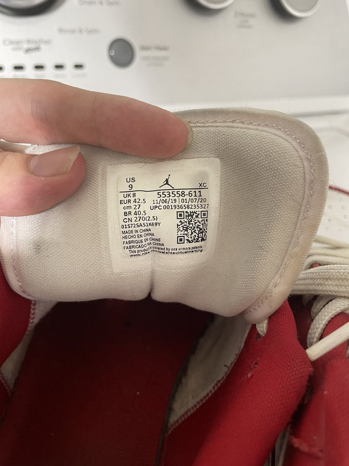 Jordan Brand × Nike Jordan 1 Low Gym Red Size 9 Size US 9 / EU 42 - 5 Thumbnail