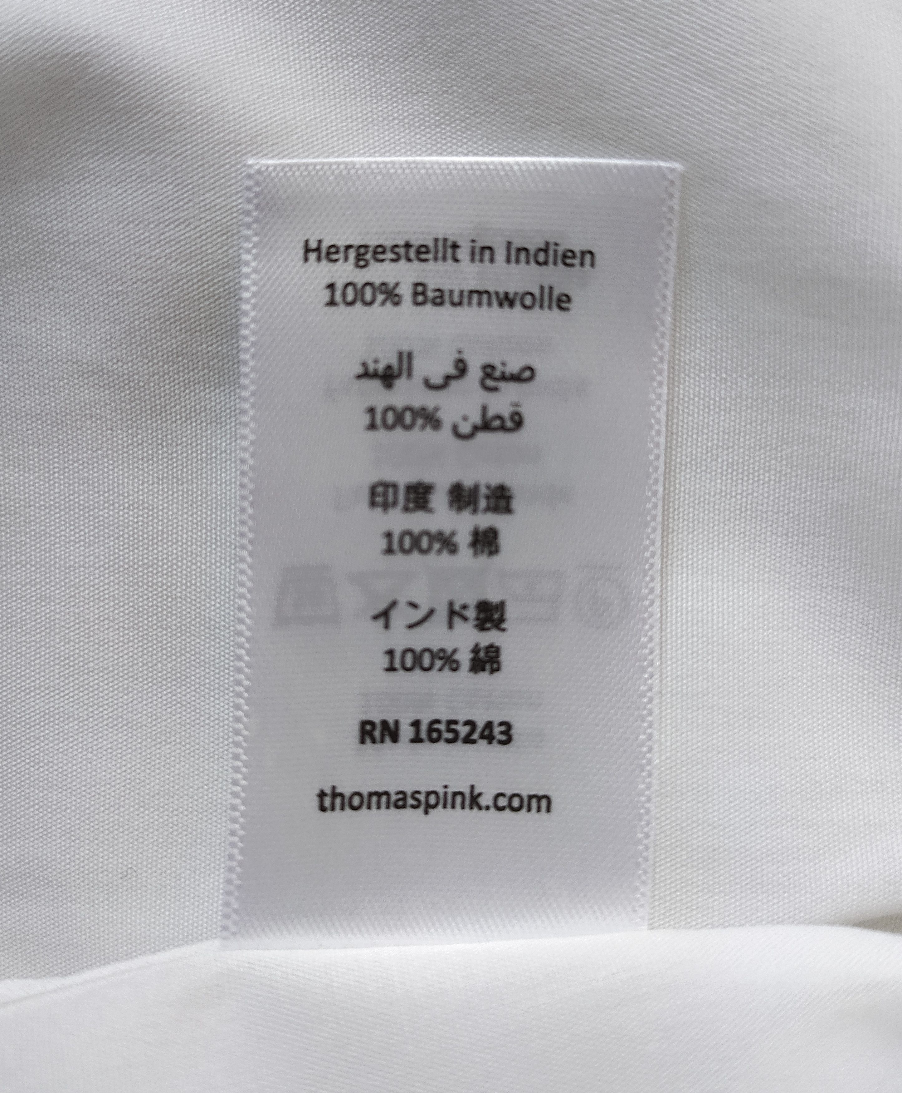 Thomas Pink Thomas Pink Slim Fit Formal soild Shirt Free Shipping T/108 Size US S / EU 44-46 / 1 - 5 Thumbnail