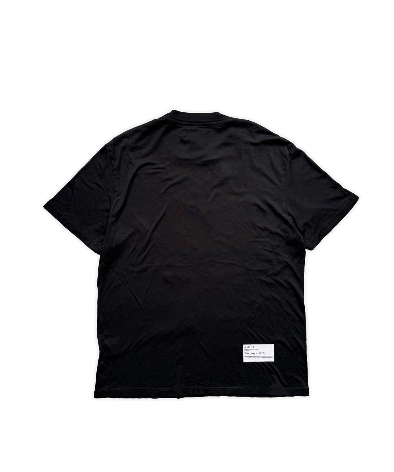 Amiri Amiri Wes Lang Solar Kings Black T Shirt Size US M / EU 48-50 / 2 - 2 Thumbnail