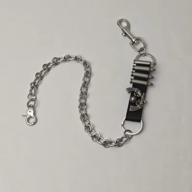 Other Revolver Bullet Row Pants Chain Leather Cover Minimalism Size ONE SIZE - 10 Thumbnail