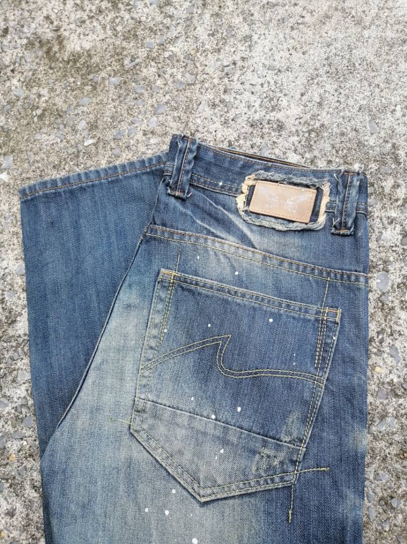 Robins Jeans Robins Jeans Nice Design Distressed Denim Jeans Size US 32 / EU 48 - 6 Thumbnail