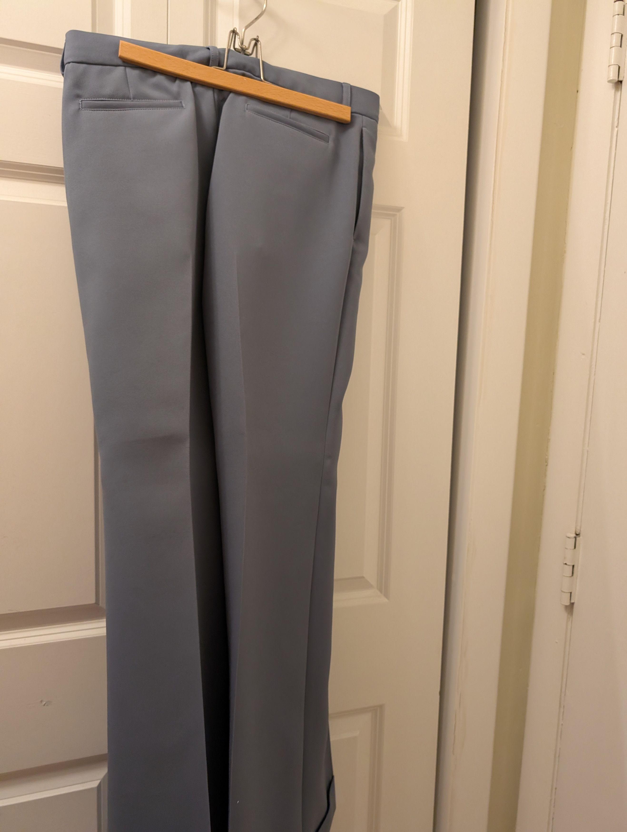 Acne Studios Acne Studios NWT Blue Low-rise wide-leg Pants Flares Size 28" / US 6 / IT 42 - 4 Thumbnail