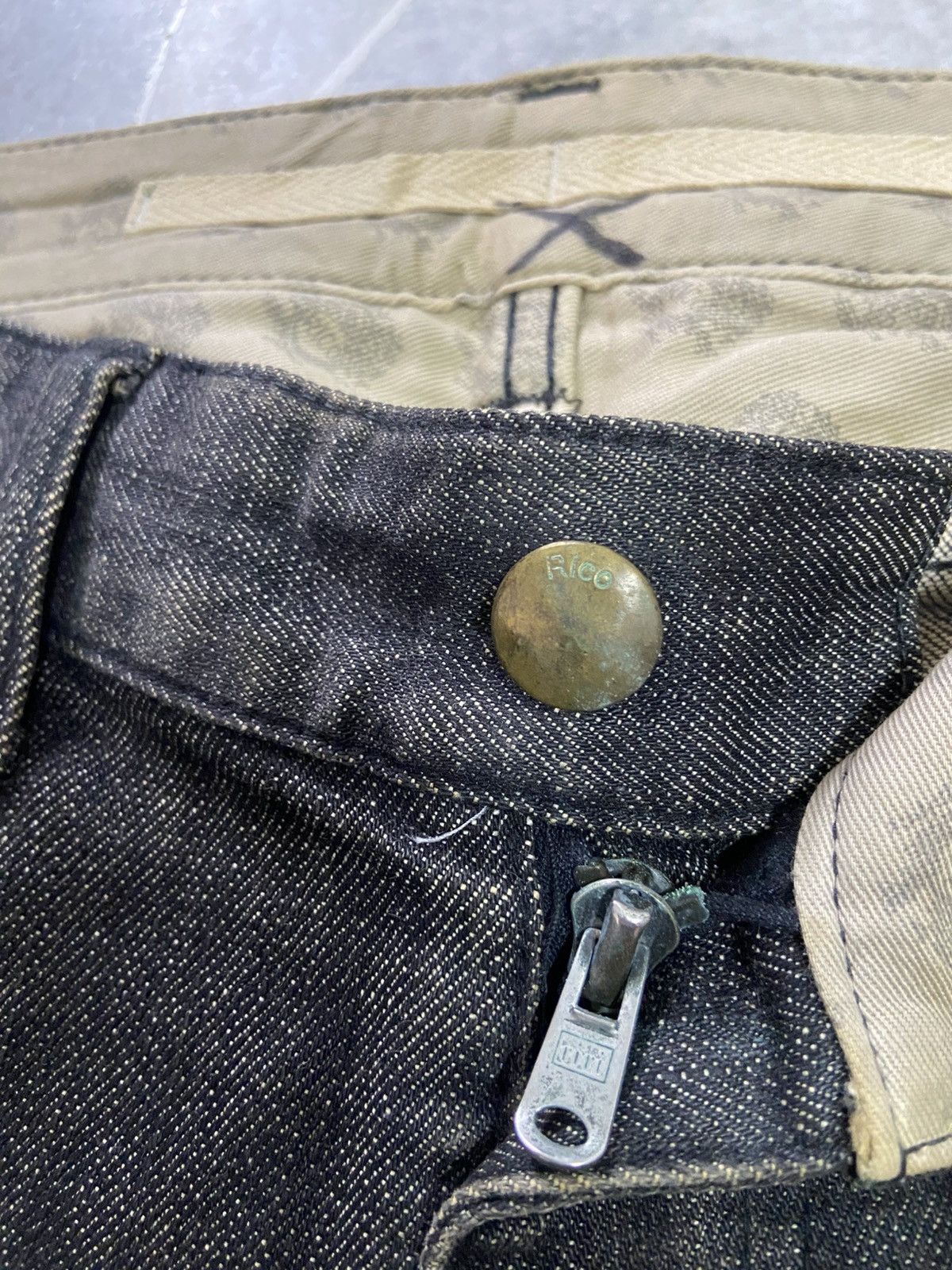 Other Vintage RICO Japanese denim jeans Size US 31 - 3 Thumbnail