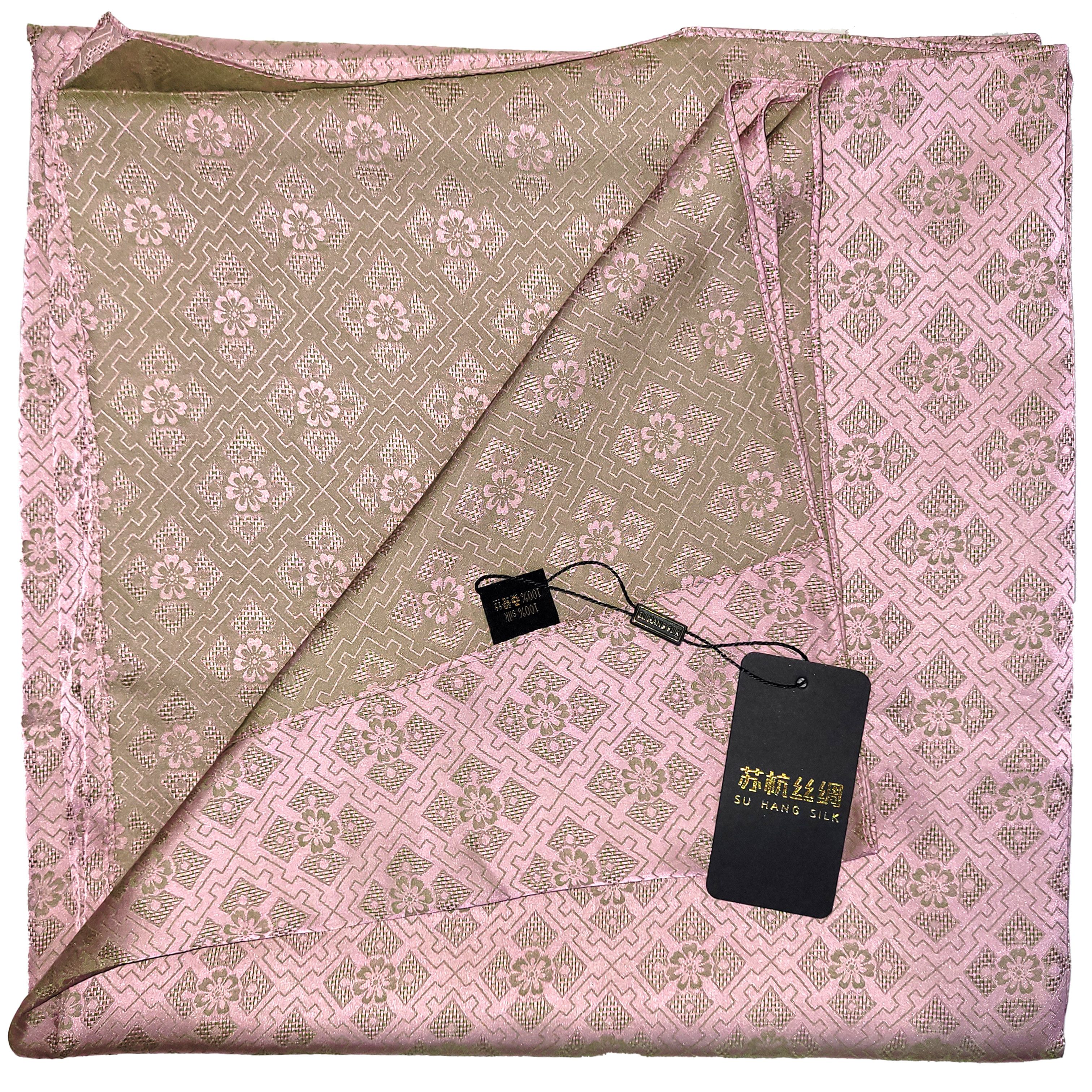 Other NWT Double-Sided Silk Scarf 52"x52" Large Square Wrap 3017 Size ONE SIZE - 12 Thumbnail