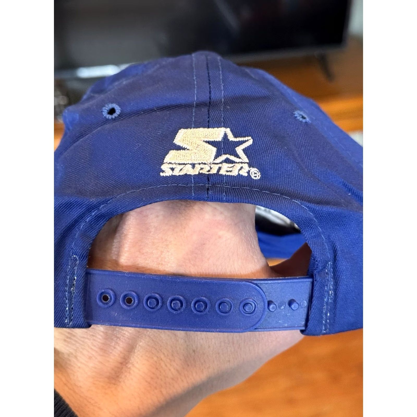 Starter VINTAGE Kentucky Starters Blue Twill Arch SnapBack Hat Cap NCAA Sports Starter Size ONE SIZE - 4 Thumbnail