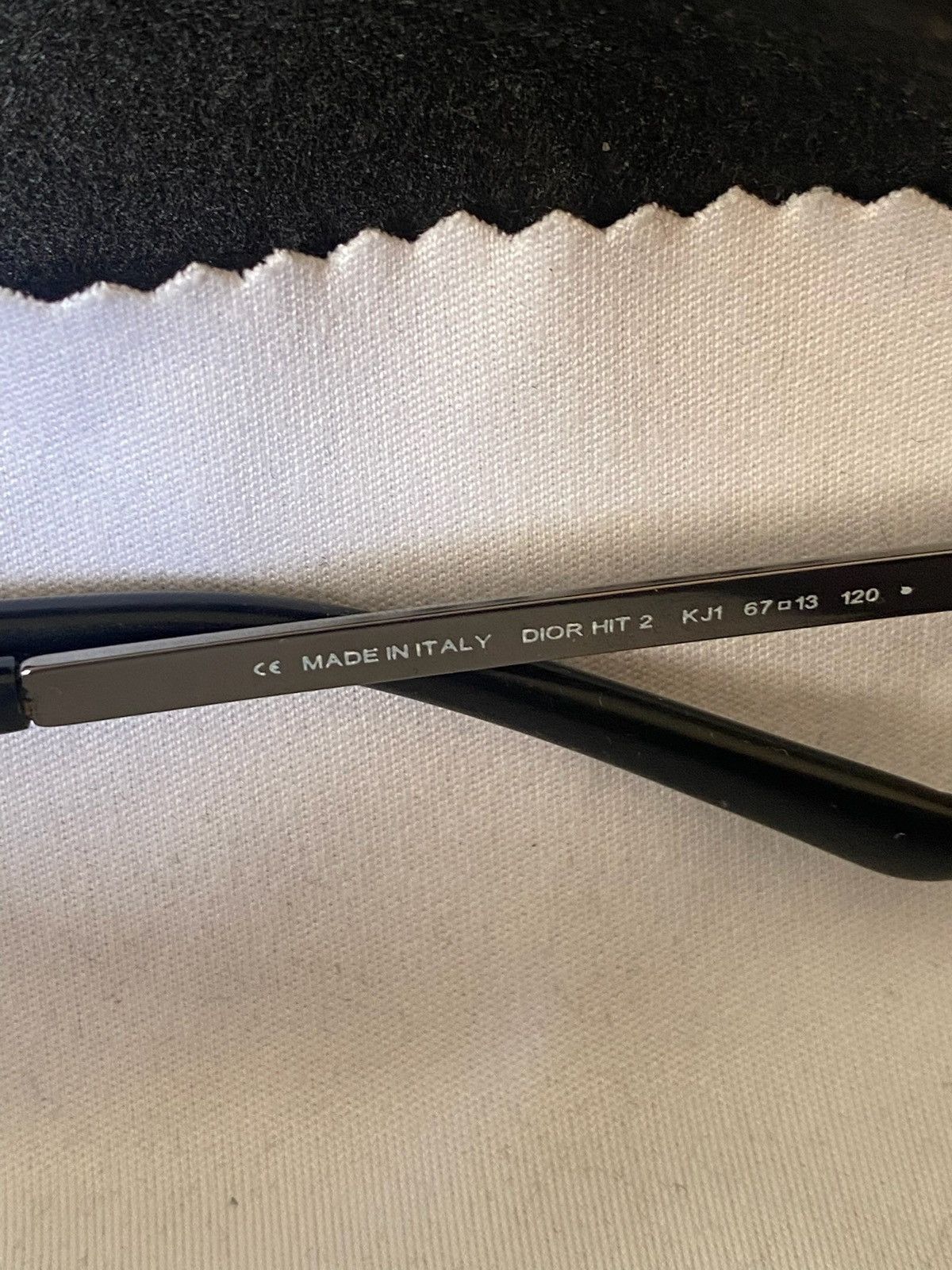Dior Christian Dior Black Rimless Hit 2 Star Studs Sunglasses Size ONE SIZE - 4 Thumbnail