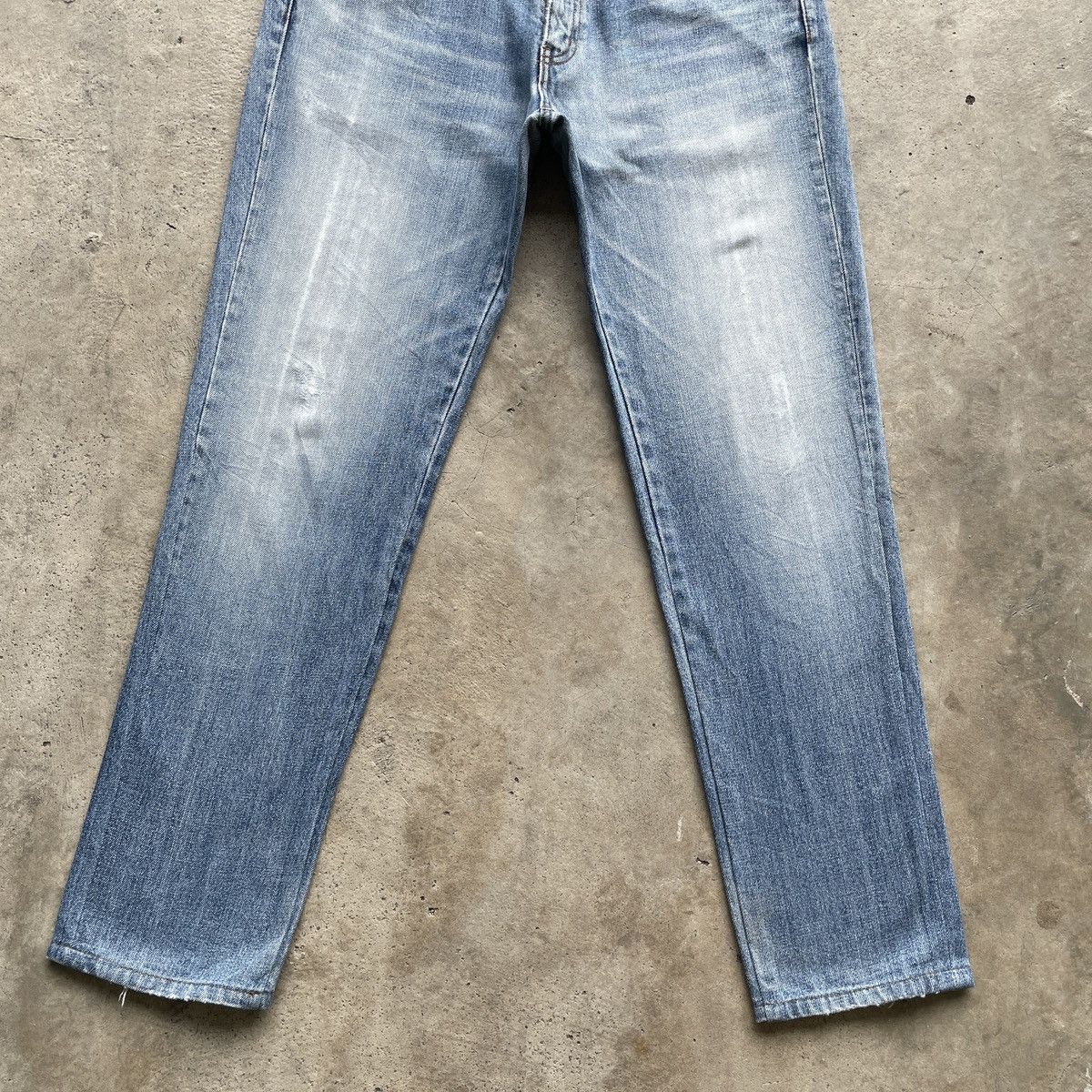 Japanese Brand × Jean W32💥 Vintage Japanese Brand Faded Wash Denim Jeans Pants Size US 32 / EU 48 - 4 Thumbnail