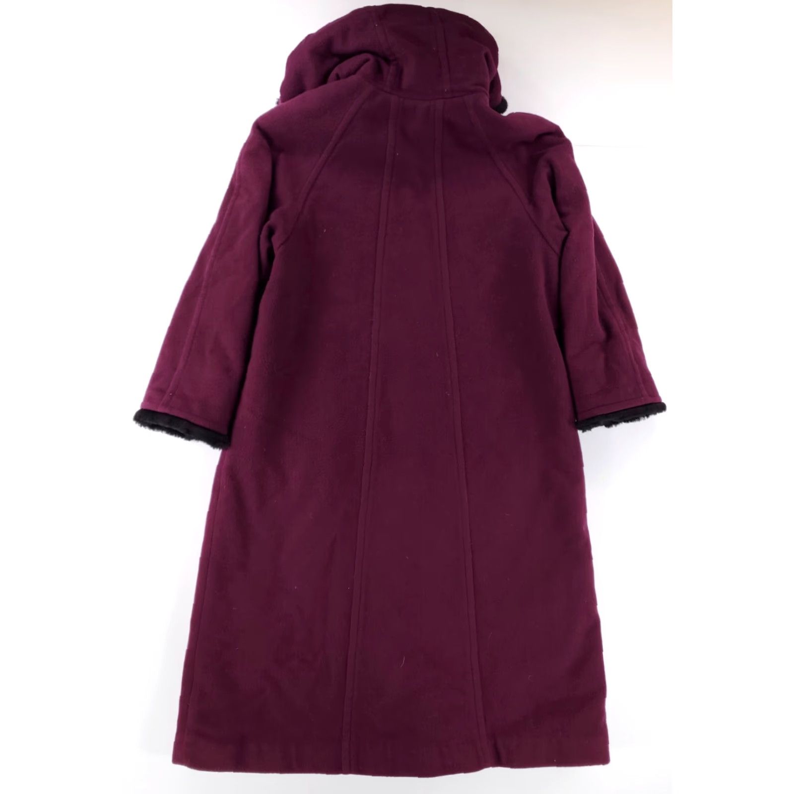 Vintage VINTAGE LL Bean Jacket Womens S Overcoat Wool Nylon Alpaca Purple Purple 80s Coat Small Imperfection Women S Size S / US 4 / IT 40 - 5 Thumbnail