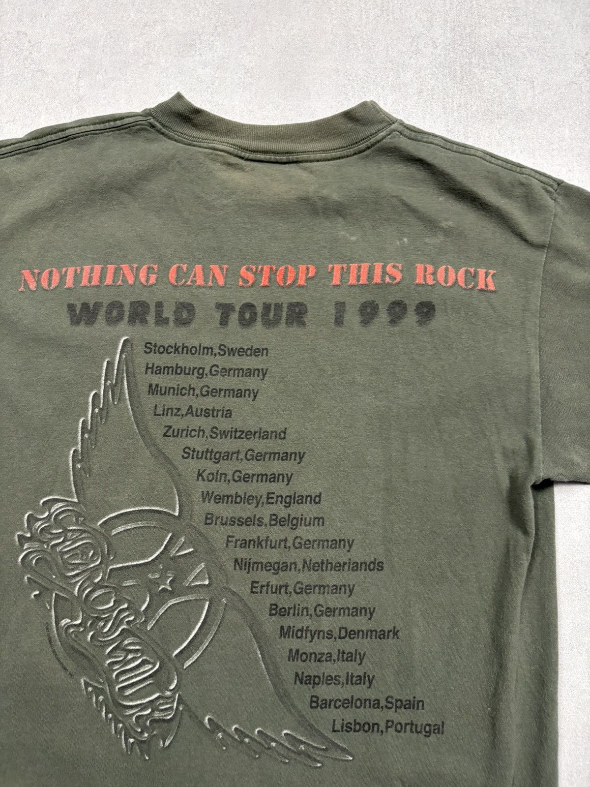 Band Tees Vintage 1999 Aerosmith Aero Force One World Tour Tee 90s USA Size US M / EU 48-50 / 2 - 6 Thumbnail