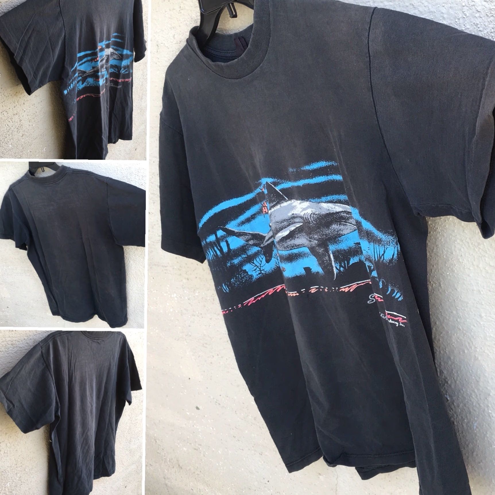 Vintage VINTAGE Bravo! St. Thomas T-Shirt XL Men Black Short Sleeve 100% Cotton Size US XL / EU 56 / 4 - 3 Thumbnail