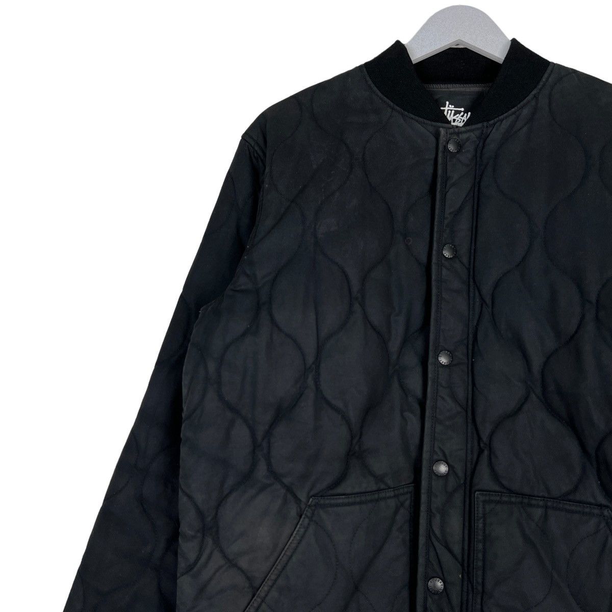 Stussy 🔥 STUSSY QUILTED BOMBER JACKET THE BRITISH MILLERAIN SYSTEM Size US L / EU 52-54 / 3 - 7 Thumbnail