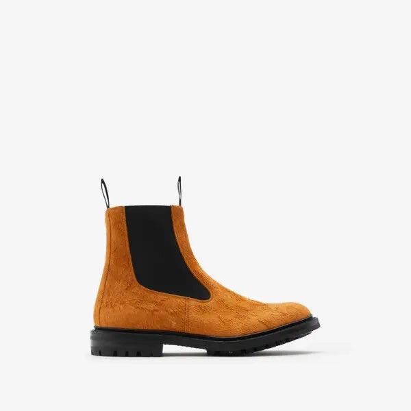 Burberry Burberry X Tricker’s Suede Dee High Chelsea Boots Brown Size US 8 / EU 41 - 1 Thumbnail
