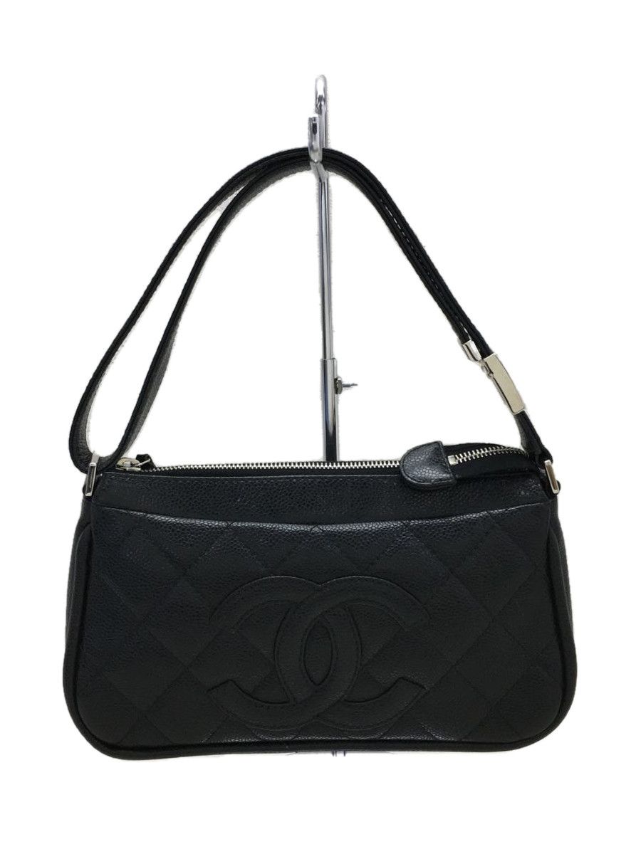 Chanel Leather Caviar Skin Shoulder Bag