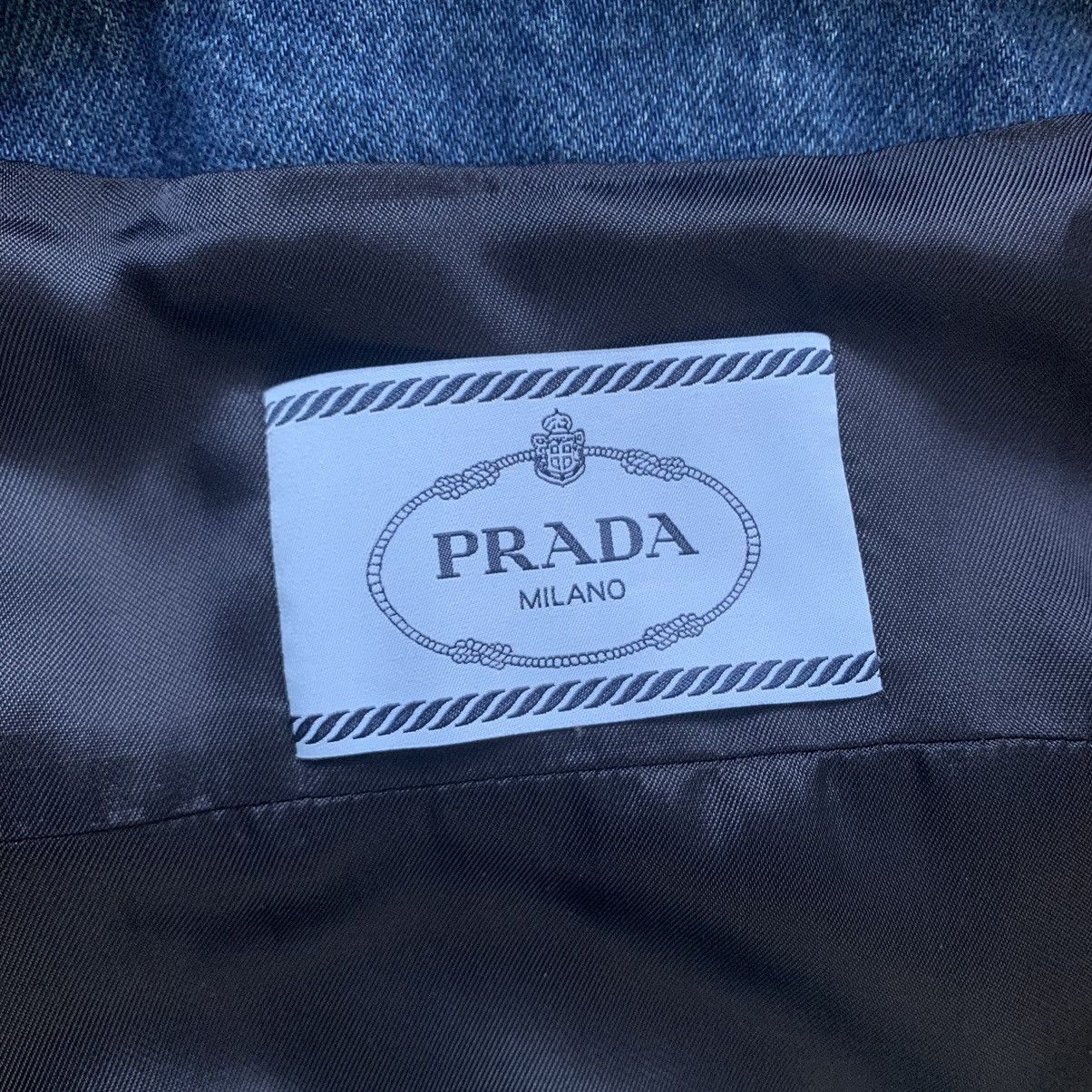 Prada FW2018 Swarovski Crystal Embellished Denim Trucker Jacket Size US M / EU 48-50 / 2 - 9 Thumbnail