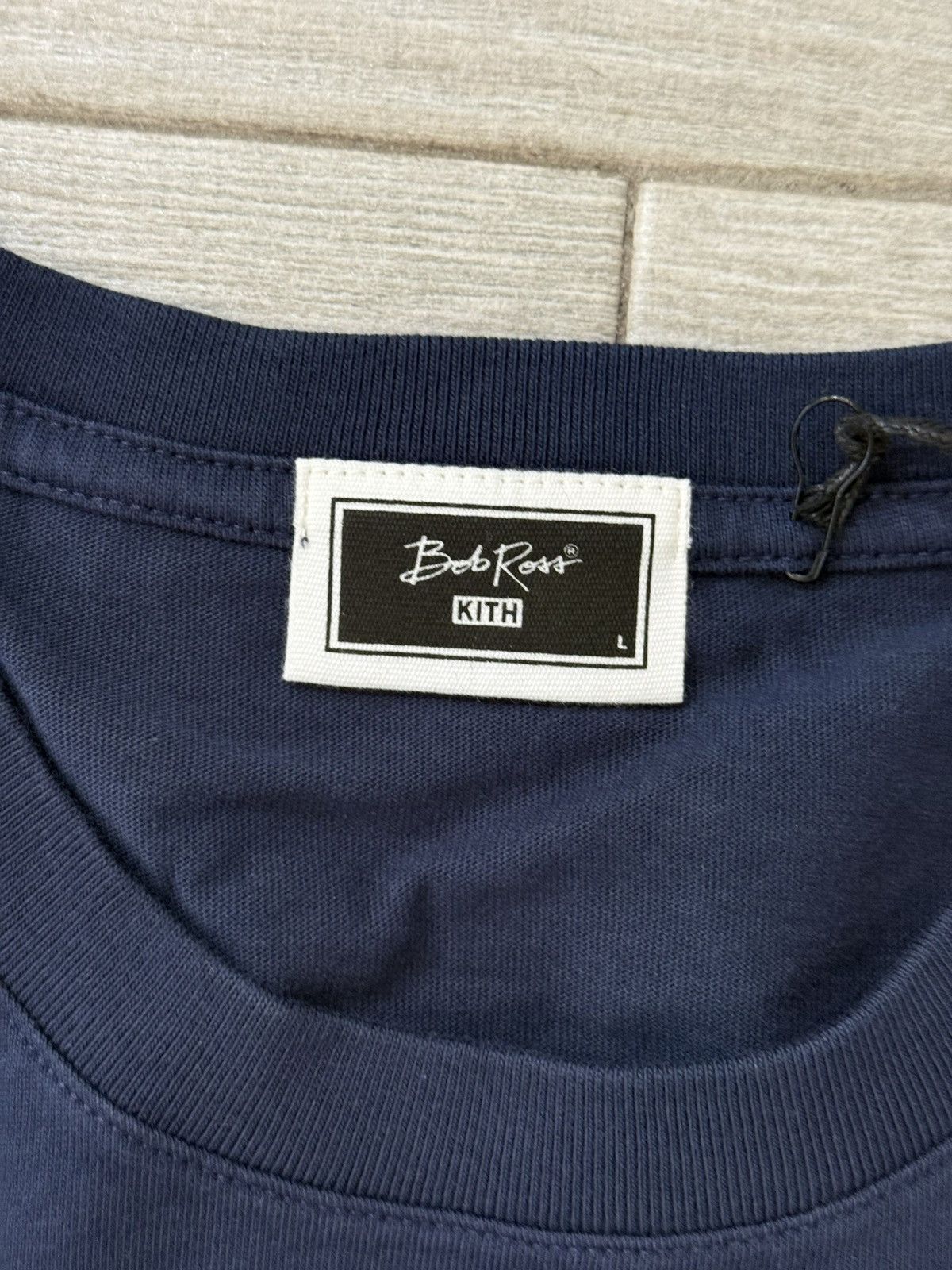 Kith KITH Bob Ross Happy Accidents Quote Tee Nocturnal Sz Large Size US L / EU 52-54 / 3 - 4 Thumbnail