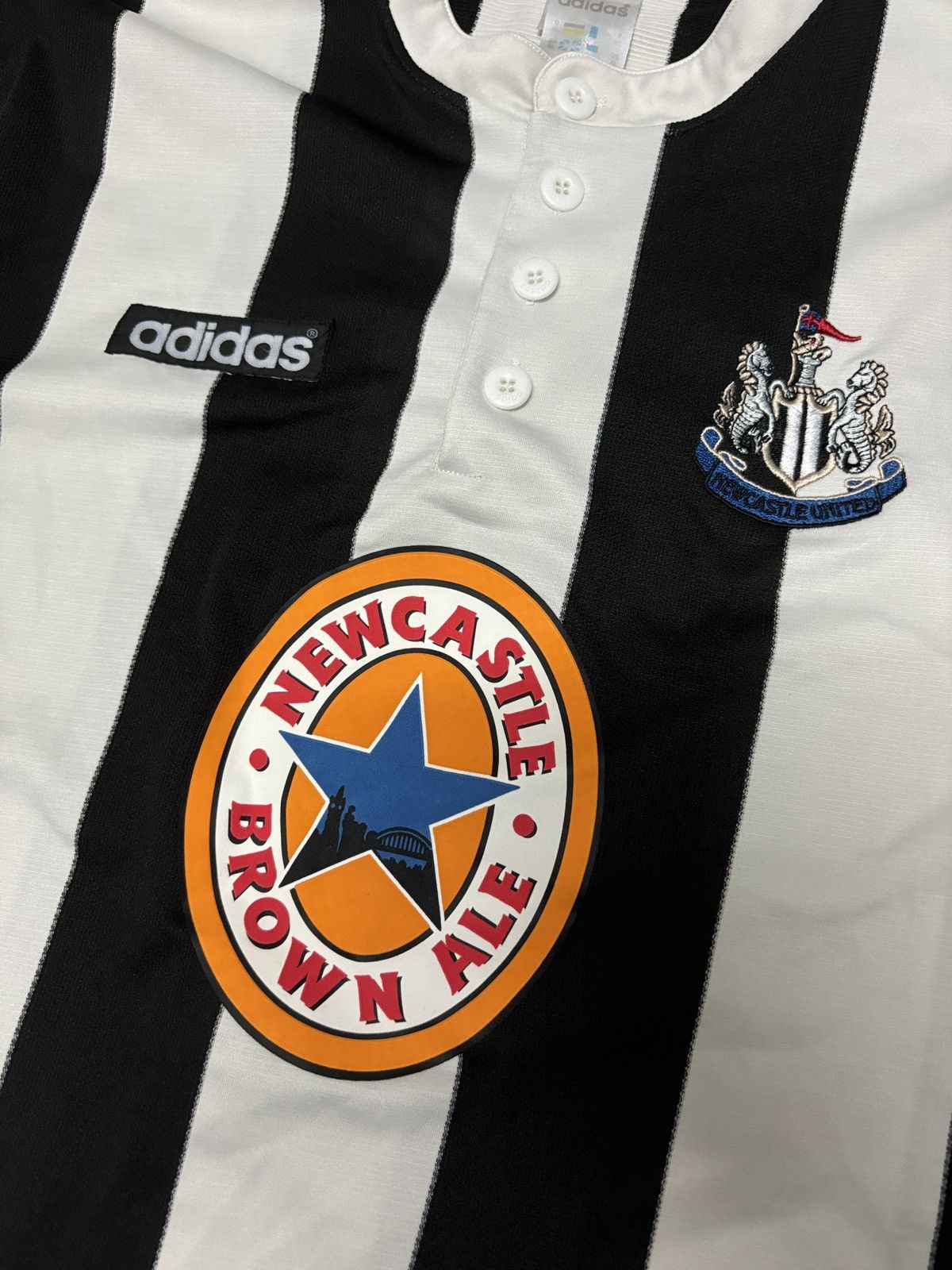 Adidas Vintage 1995-1996 Newcastle United Fc Jersey Size US XL / EU 56 / 4 - 2 Thumbnail