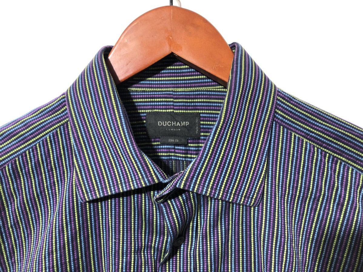 Designer × Duchamp London Premium Duchamp London Italian style button slim shirt Size US L / EU 52-54 / 3 - 3 Thumbnail