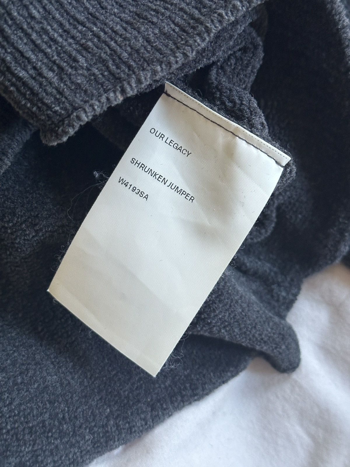 Our Legacy Our Legacy grey cropped long sleeve Size XS / US 0-2 / IT 36-38 - 4 Thumbnail