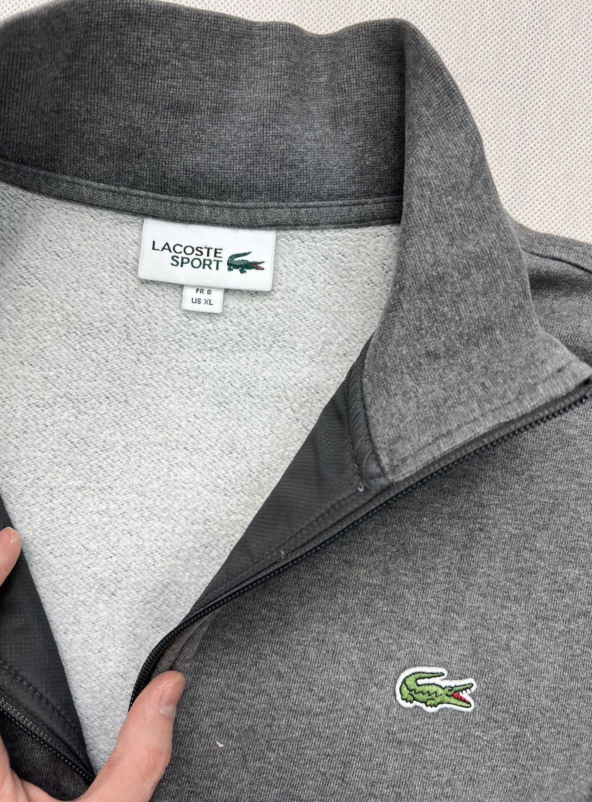 Lacoste Sweatshirt Lacoste Small Logo Zipped Size US XL / EU 56 / 4 - 2 Thumbnail