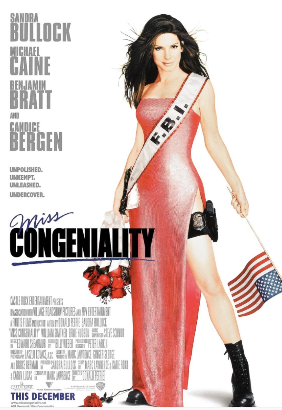 Other Vintage Miss CONGENIALITY Sandra Bullock Movie Size US XL / EU 56 / 4 - 2 Thumbnail