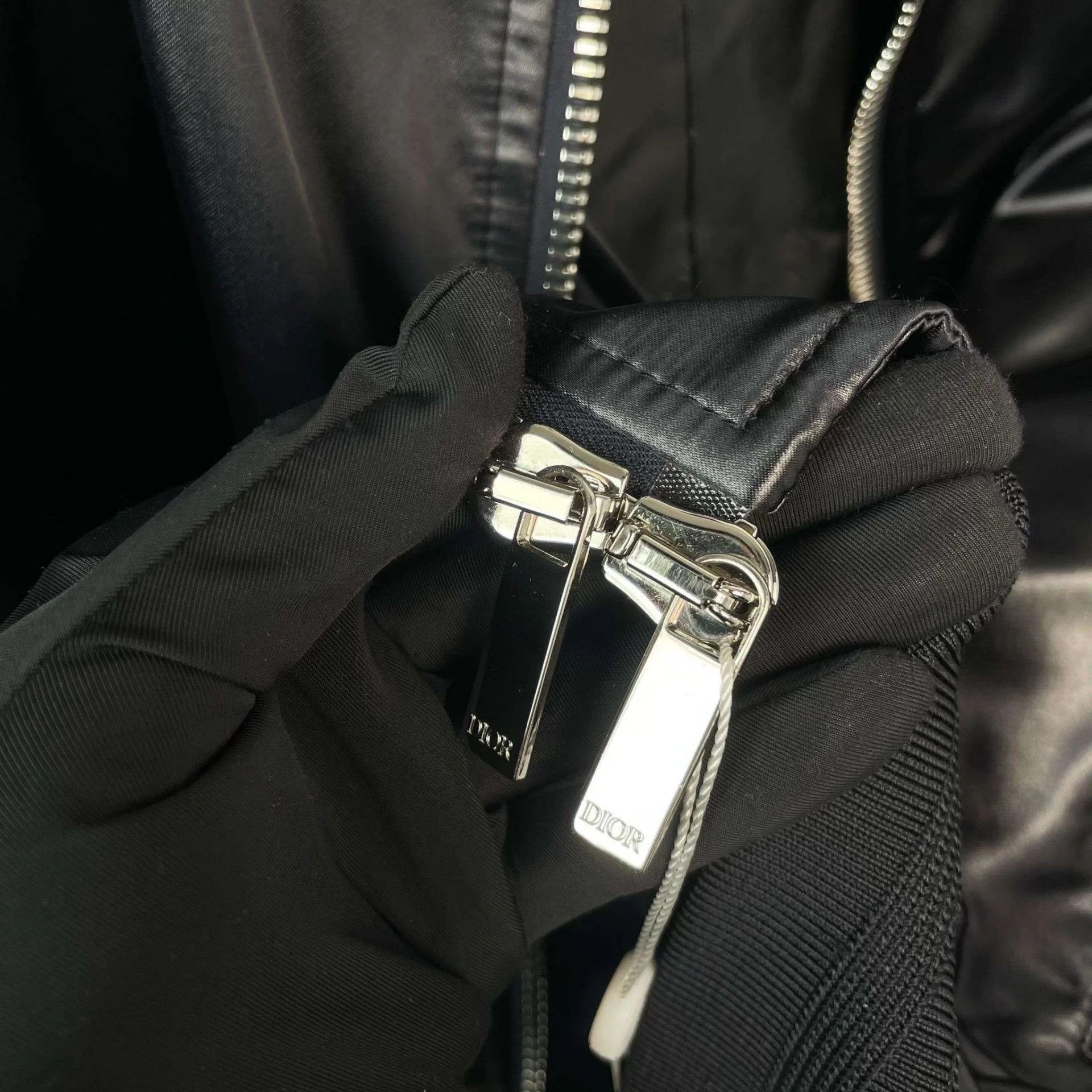 Dior Dior x Bomber Jacket Black 50 Size US M / EU 48-50 / 2 - 9 Thumbnail