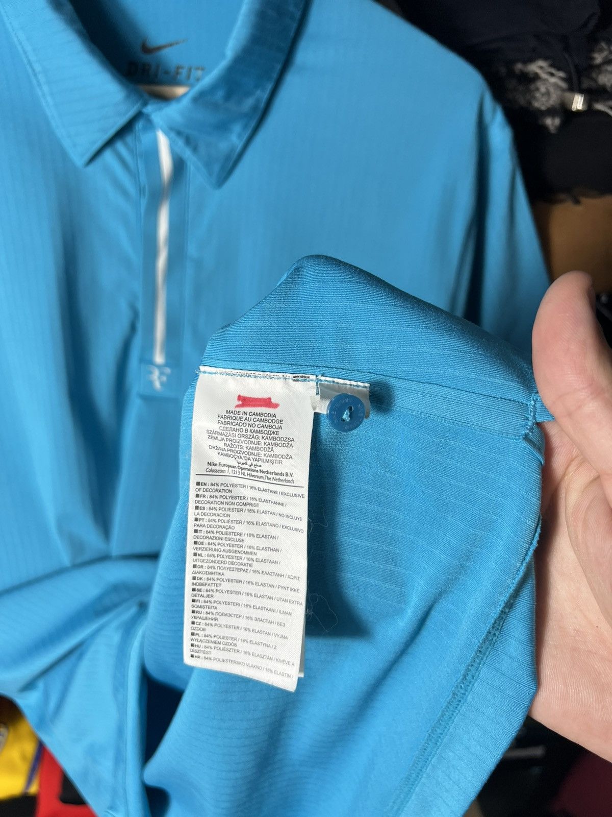 Nike 🎾 Nike Roger Federer DryFit Polo Shirts Australian Open 2010 Size US L / EU 52-54 / 3 - 9 Thumbnail