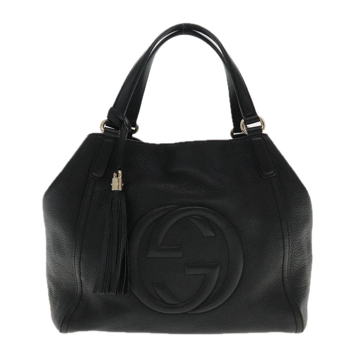 Gucci Soho Black Leather Tote Bag (Pre-Owned) Size ONE SIZE - 1 Thumbnail
