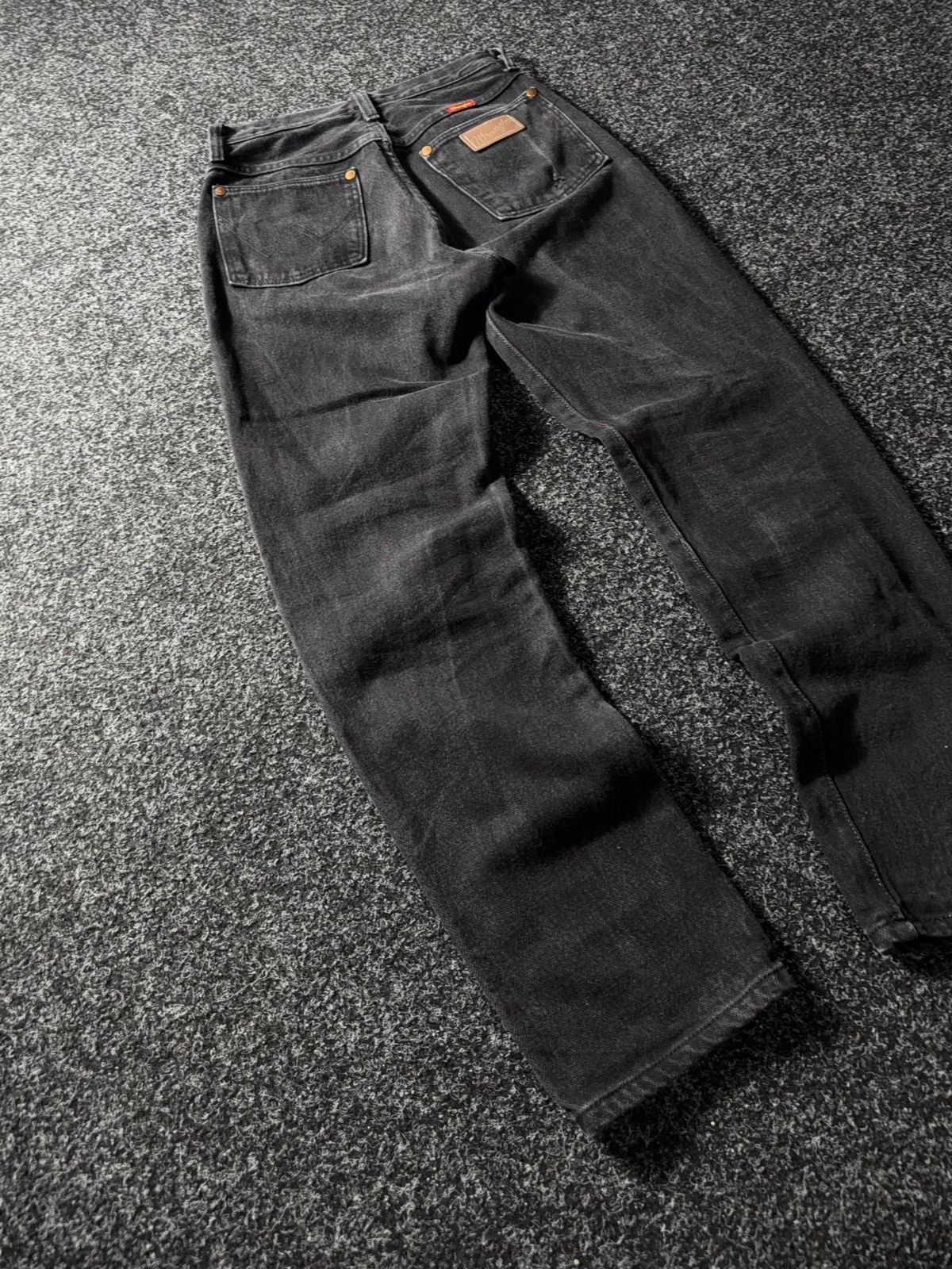 If Six Was Nine × Vintage × Wrangler Vintage 90s Y2K Wrangler USA Black Jeans baggy pants Size 26" / US 2 / IT 38 - 12 Thumbnail