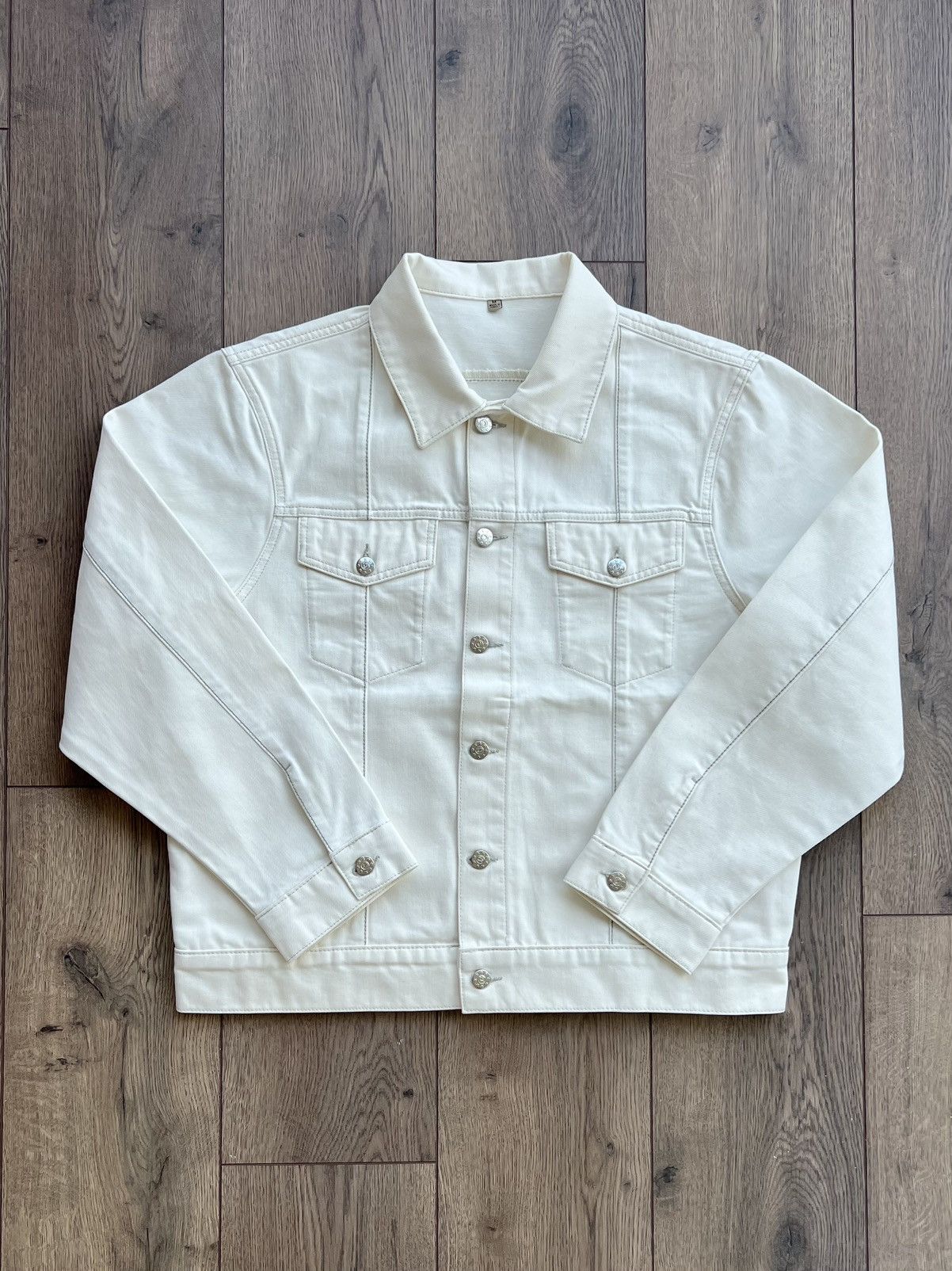 Corteiz Corteiz C-Star White Denim Jacket Medium Size US M / EU 48-50 / 2 - 1 Thumbnail