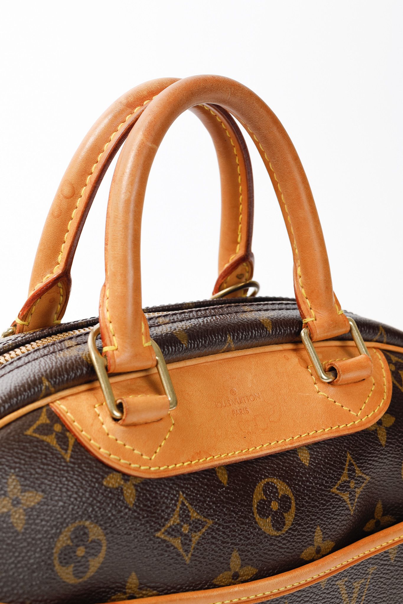 Louis Vuitton Louis Vuitton Trouville Monogram Canvas Top-Handle Bag Size ONE SIZE - 6 Thumbnail