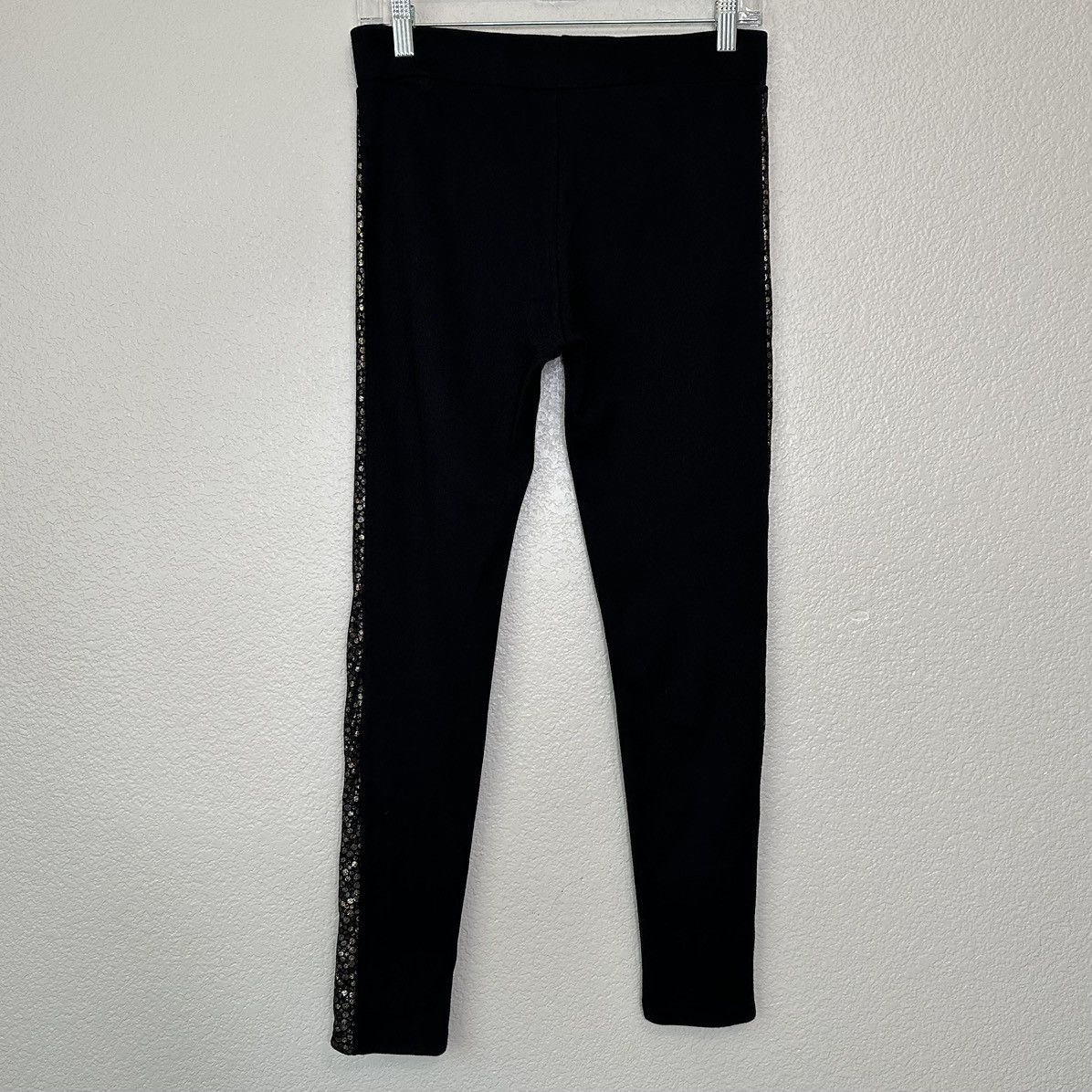 Other Two’e Black Metallic Elasticized Waist Leggings, Sz Medium Size 28" / US 6 / IT 42 - 7 Thumbnail