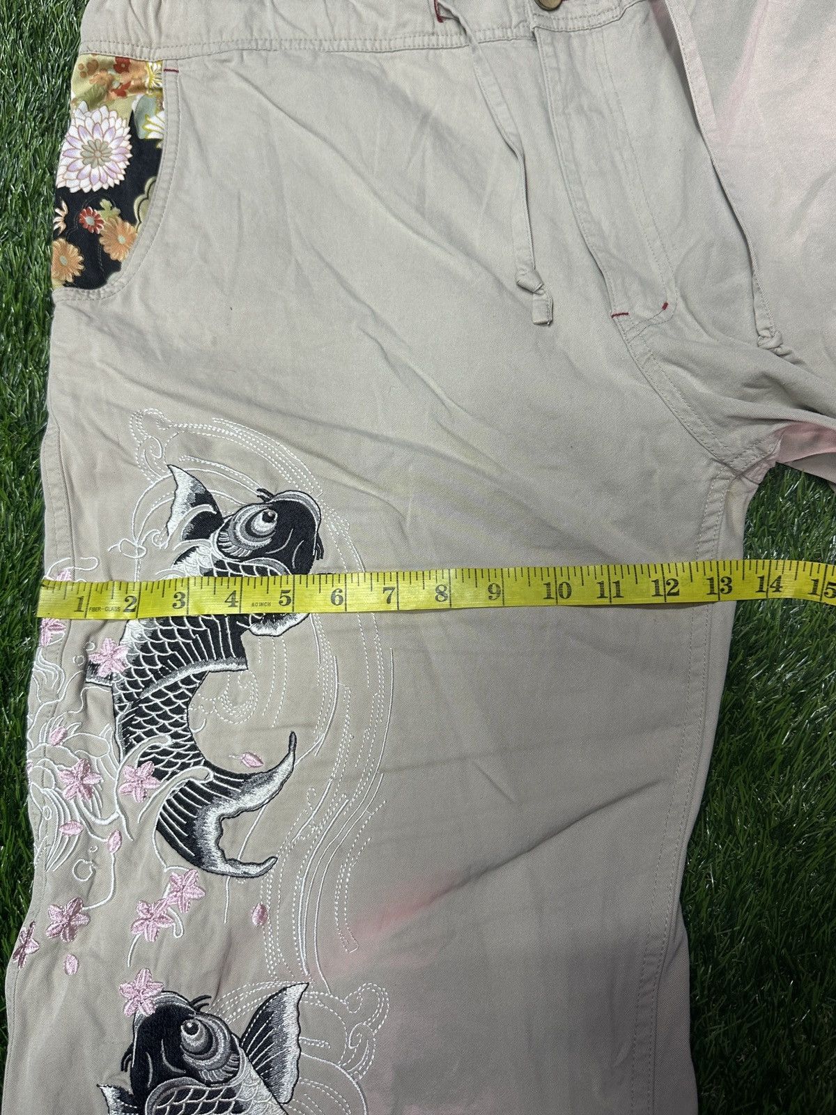 Japanese Brand × Vintage Rare🔥🔥 Vintage Sukajan KARAKURI TAMASHII Pants Size US 41 - 12 Thumbnail
