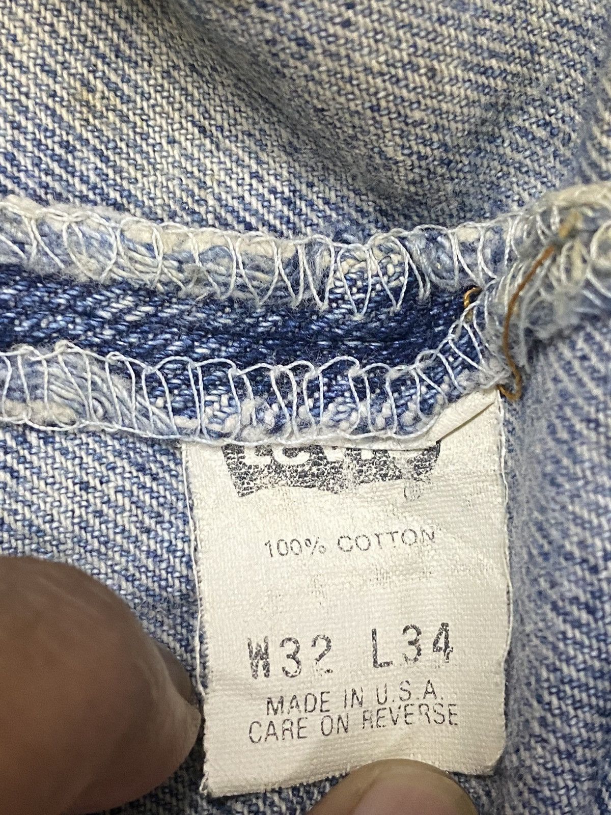 Levi's Vintage Clothing Vintage Levis505 90’s Mud Wash Grunge Distressed Loose Jeans Size US 32 / EU 48 - 17 Thumbnail