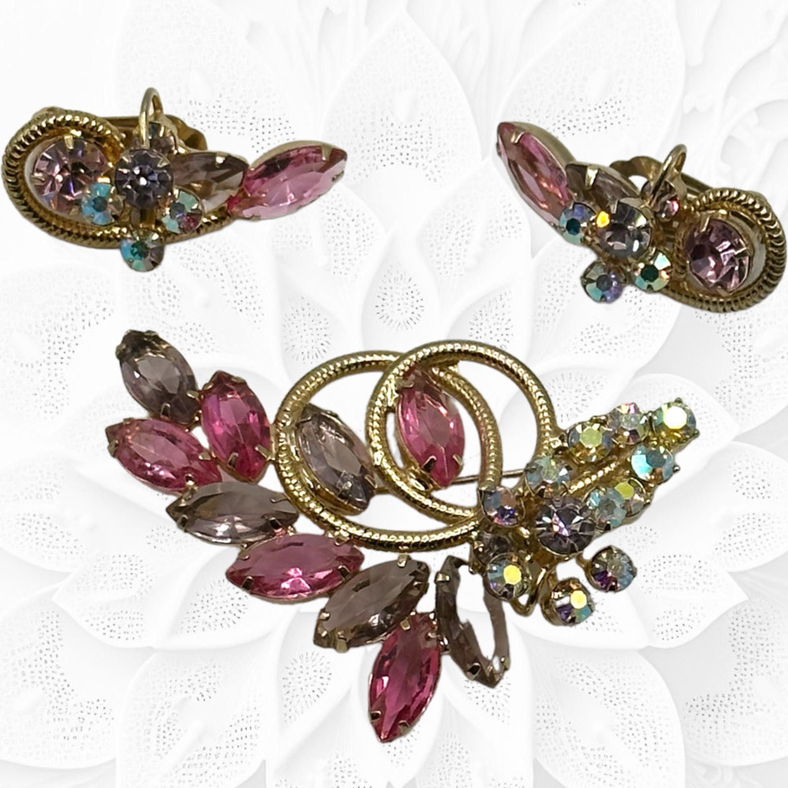 Alexander Julian JULIANA D&E Gorgeous Set of Book Listed Brooch and Earrings Size ONE SIZE - 2 Thumbnail
