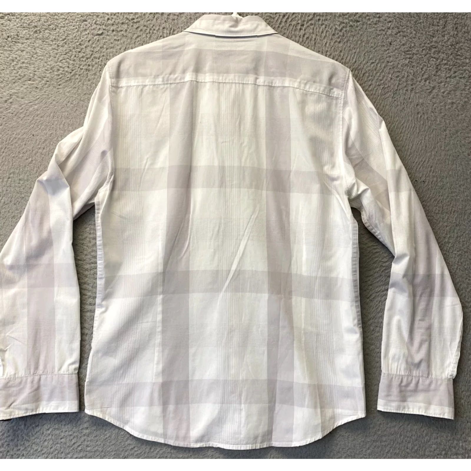 Gap GAP Button-Up Shirt Mens M Long Sleeve Plaid Gray Casual 110-50 Mens Size US M / EU 48-50 / 2 - 7 Thumbnail