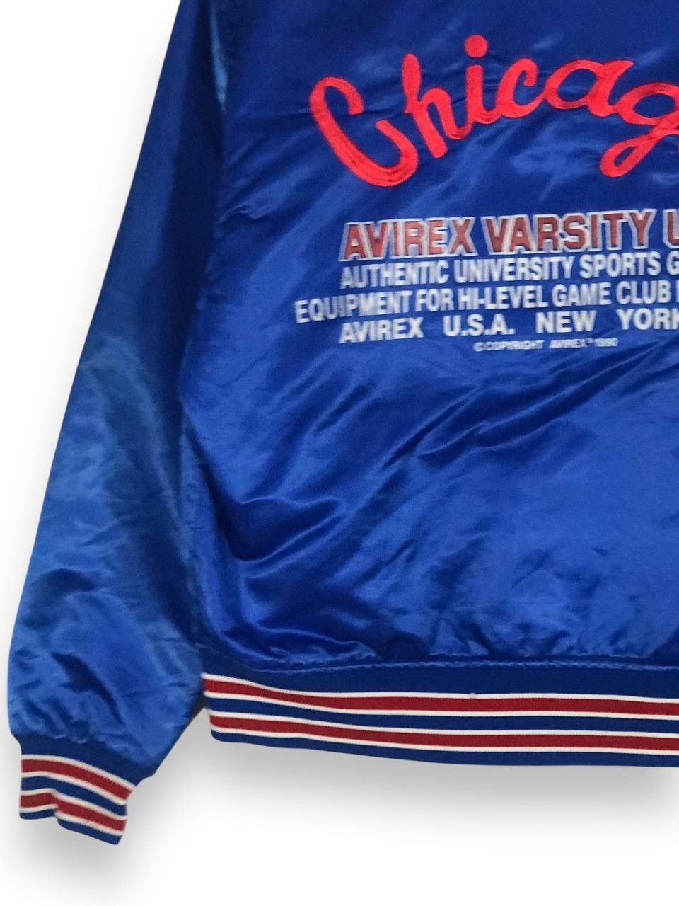 Avirex Vintage 1990 avirex usa bomber flight jacket chicago Size US M / EU 48-50 / 2 - 9 Thumbnail