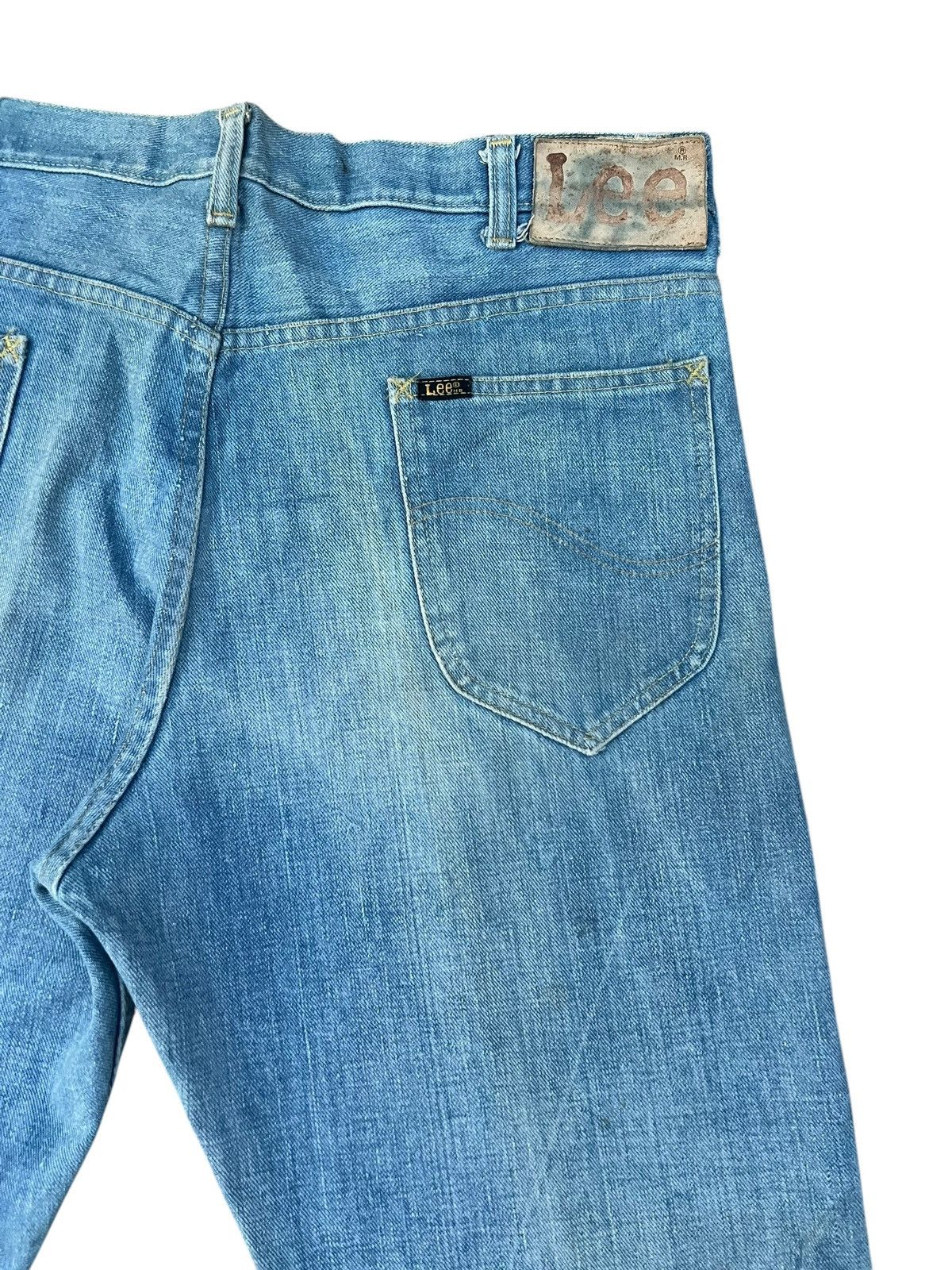Lee Vintage 70s 80s Lee Riders Faded Dirty Mud Denim Jeans Size US 34 / EU 50 - 17 Thumbnail