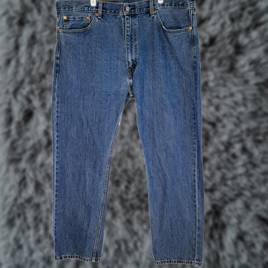 Levi's Levi’s 505 Jeans Men’s 42x32 Blue Denim Mid-Rise Straight Jeans 42 x 32 Regular Fit Modern USA Outdoor Denim Blue Levi’s 505 Mens Jeans Size US 42 / EU 58 - 1 Thumbnail