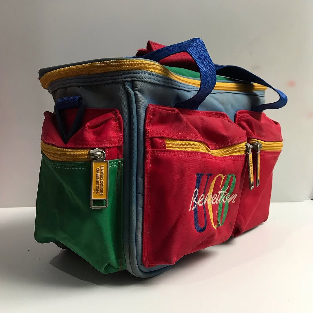 Vintage 90s Rusty United Colors of Benetton Italy Duffel