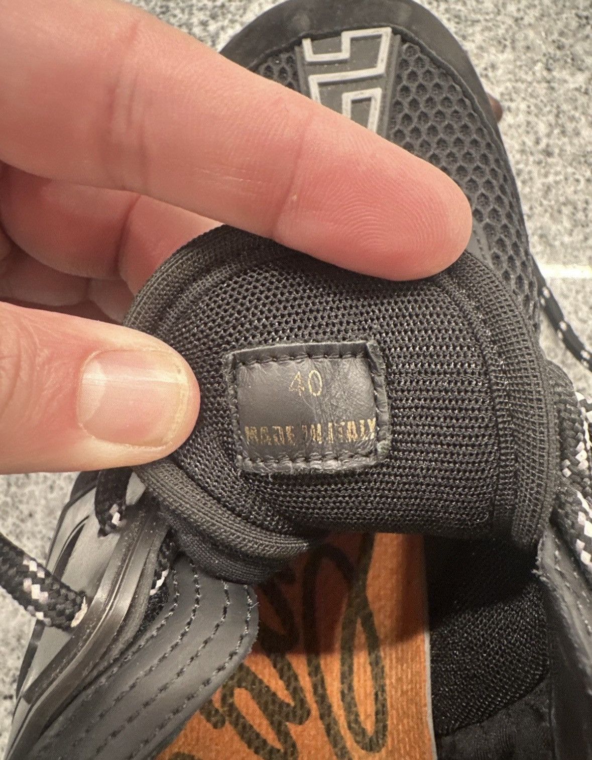 Versace Versace Chain Reaction Black Mesh Sneakers Size US 7 / EU 40 - 6 Thumbnail