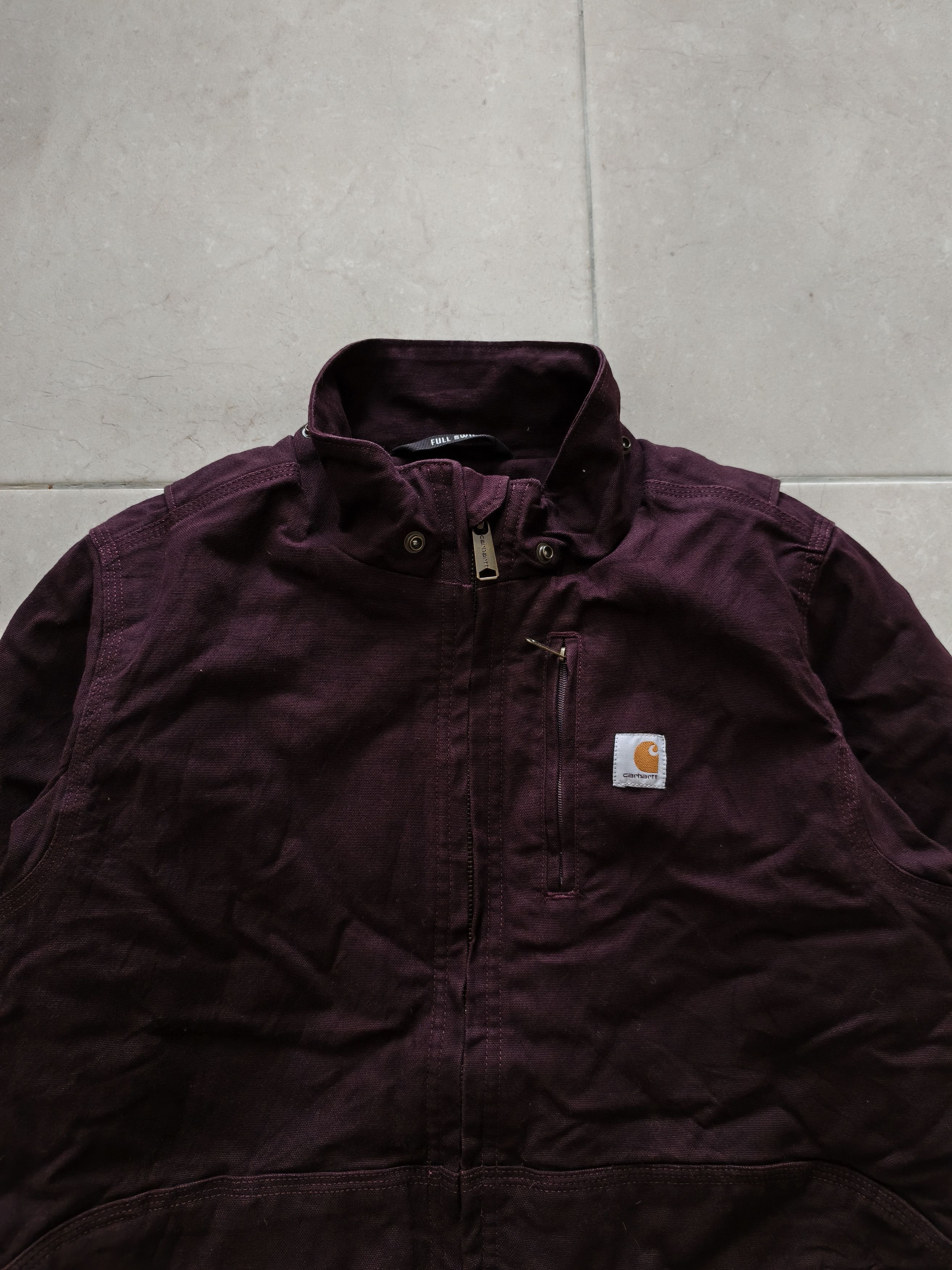 Carhartt × Carhartt Wip 🔥STEALS🔥Very Rare Carhartt Full Swing Burgundy Jacket Size US S / EU 44-46 / 1 - 3 Thumbnail
