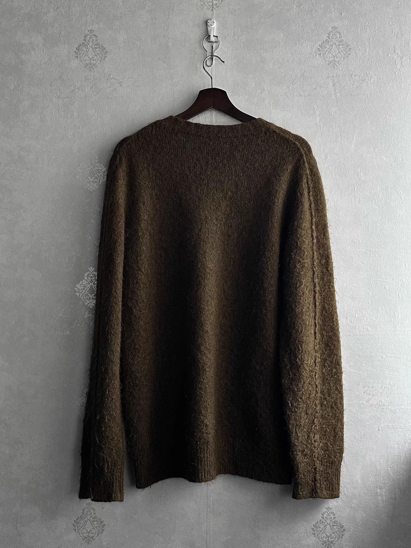 Helmut Lang Helmut Lang Olive Green Mohair Sweater Size S Size US S / EU 44-46 / 1 - 2 Thumbnail