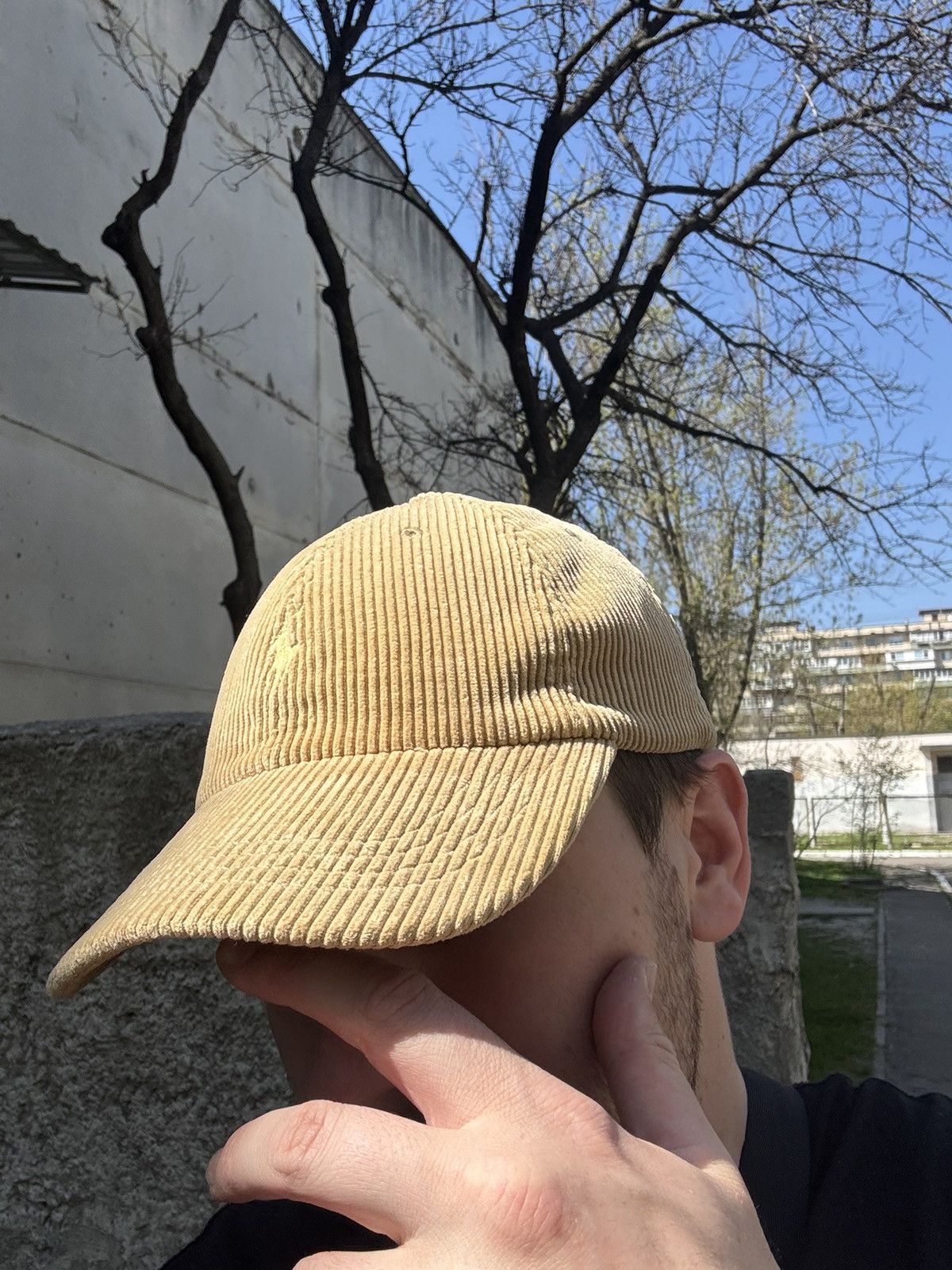 Polo Ralph Lauren 🐎POLO RALPH LAUREN Velvet cap Vintage 90s 00s Lean style Y2K Size ONE SIZE - 6 Thumbnail