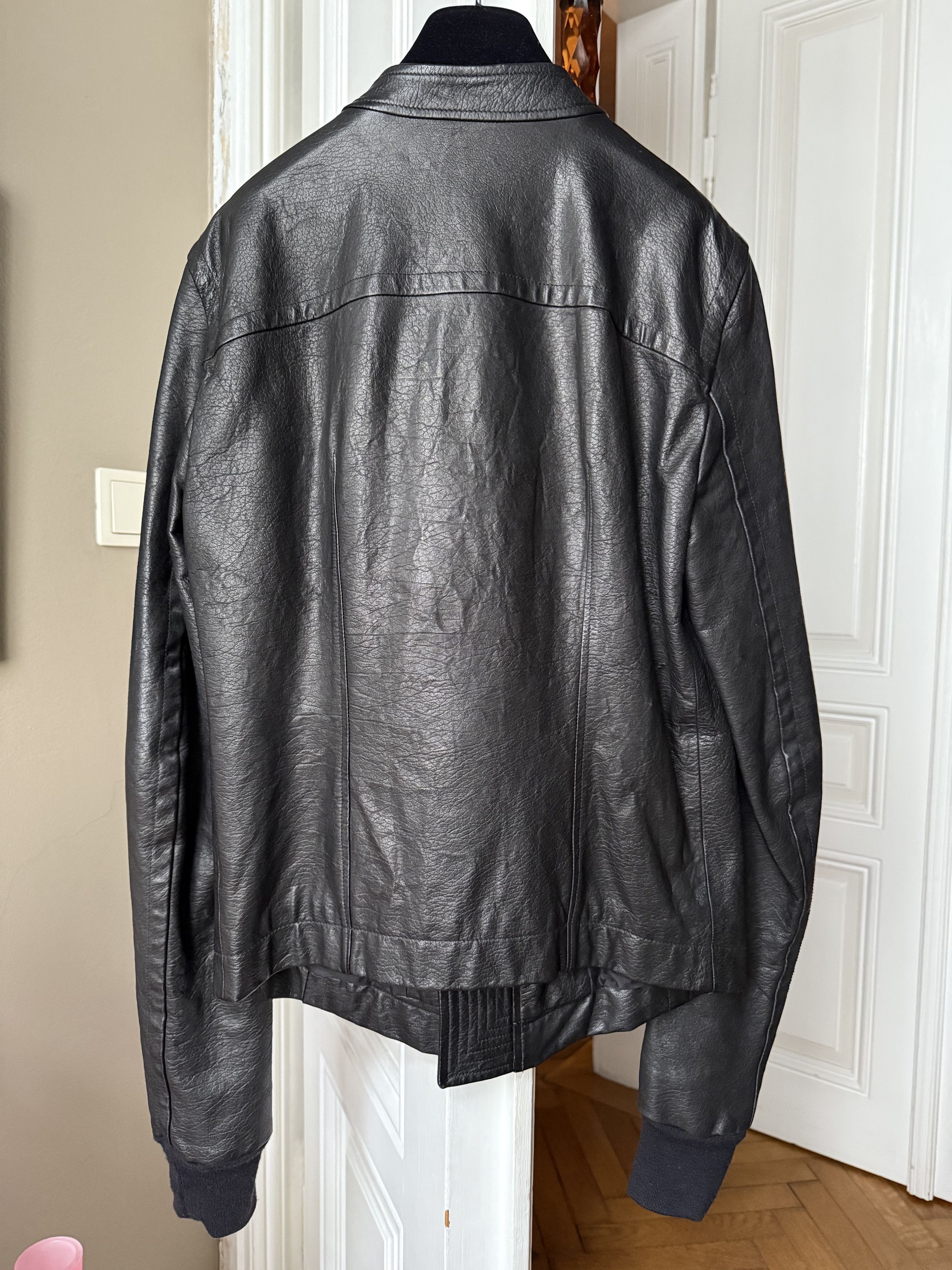 Rick Owens Rick Owens leather jacket,SIZE -S WORN TWO, THREE TIMES Size US S / EU 44-46 / 1 - 14 Thumbnail