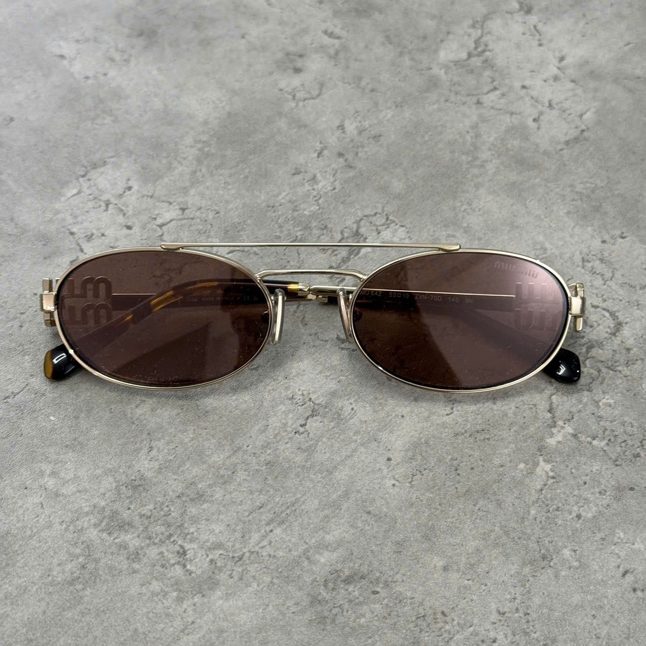 Miu Miu MIU MIU MU 54ZS ZVN70D Sunglasses Size ONE SIZE - 3 Thumbnail