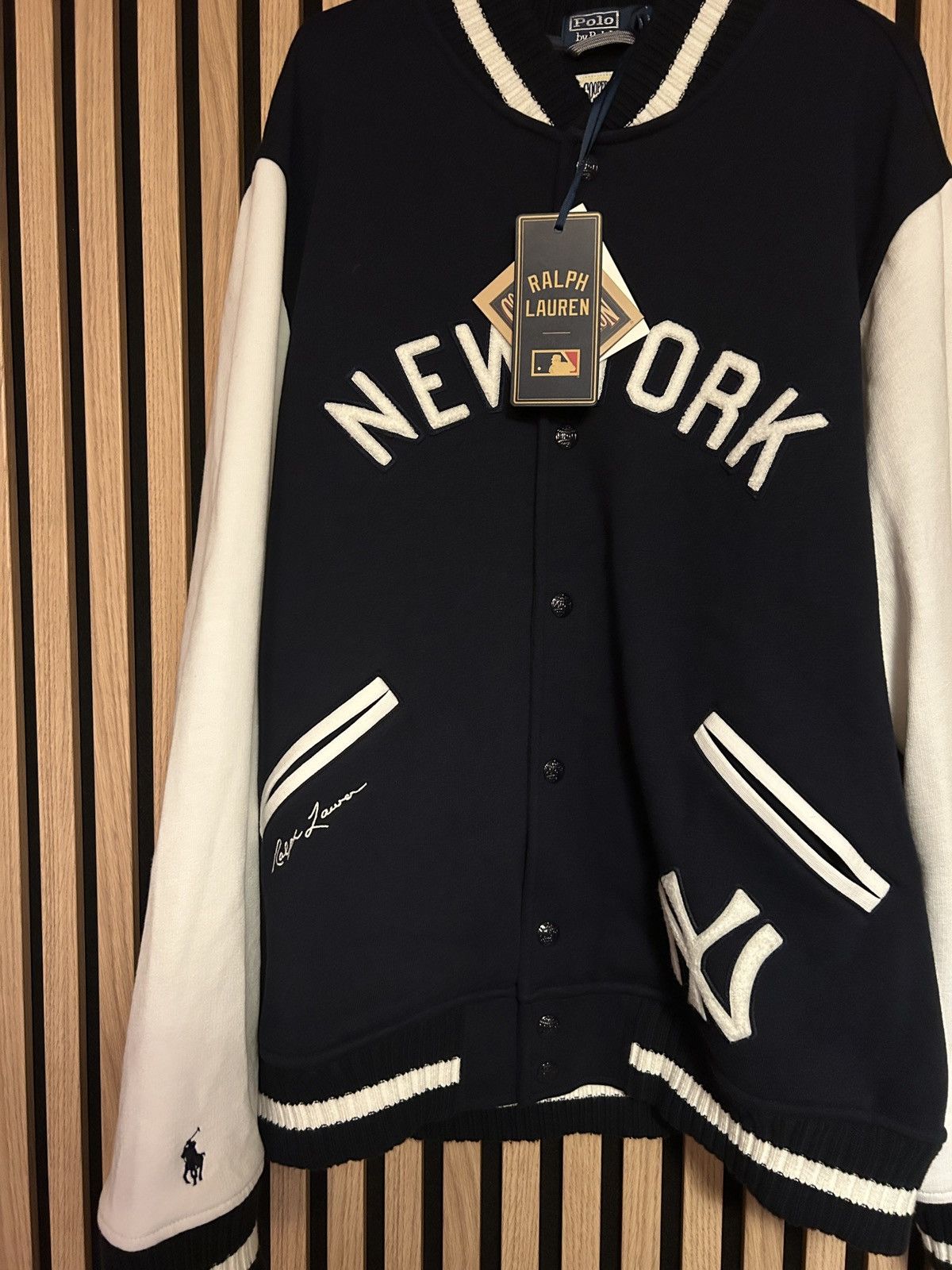 Ralph Lauren Polo Ralph Lauren New York Yankees Baseball Varsity Jacket Size US XL / EU 56 / 4 - 3 Thumbnail