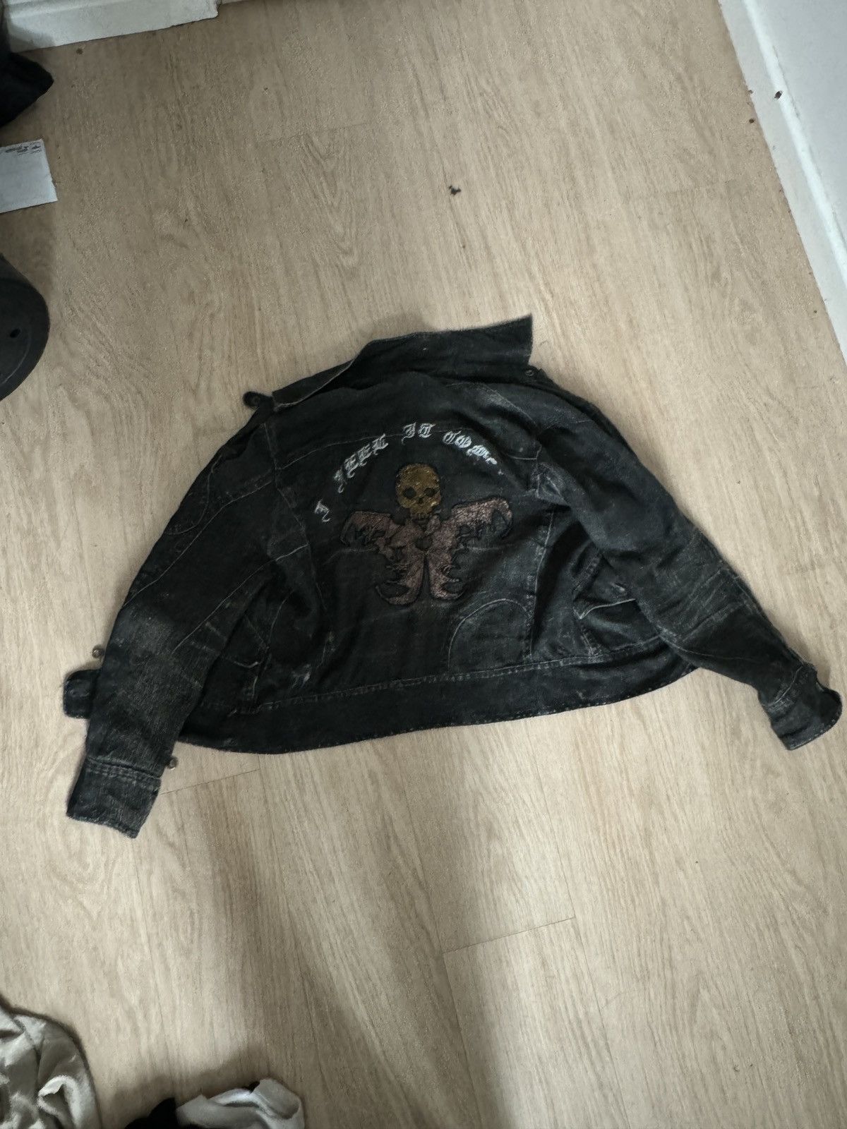 Japanese Brand Kyoji Maruyama Embroidered Denim Jacket - if six was nine Size US M / EU 48-50 / 2 - 3 Thumbnail